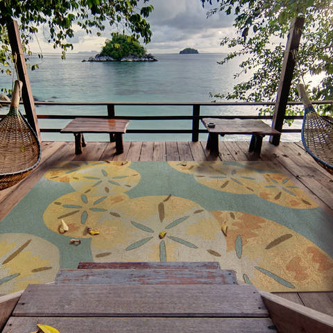 Jellybean Coastal Yellow 50 X 70 Area Rug PP-CY001E 815-135364 Image 1