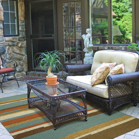 Jellybean Patterns And Stripes Brown 30 X 50 Area Rug PP-HF037C 815-135377 Image 1