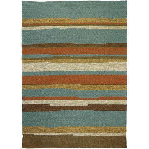 Jellybean Patterns And Stripes Brown 30 X 50 Area Rug PP-HF037C 815-135377 Image 0