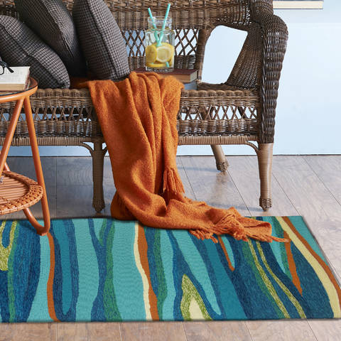 Jellybean Coastal Blue 19 X 46 Area Rug PP-HF039J 815-135384 Image 1