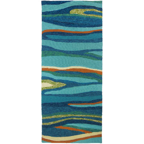 Jellybean Coastal Blue 19 X 46 Area Rug PP-HF039J 815-135384 Image 0