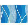 Jellybean Pattern Blue 110 X 210 Area Rug PP-HF045B 815-135394 Thumb 0