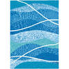 Jellybean Pattern Blue 30 X 50 Area Rug PP-HF045C 815-135395 Thumb 0