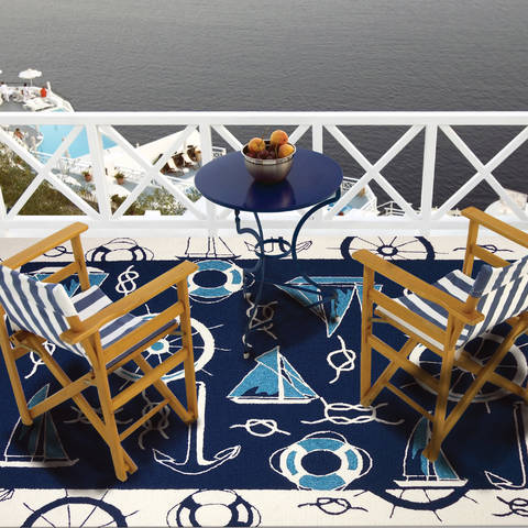 Jellybean Coastal Blue 80 X 100 Area Rug PP-HV001G 815-135402 Image 1