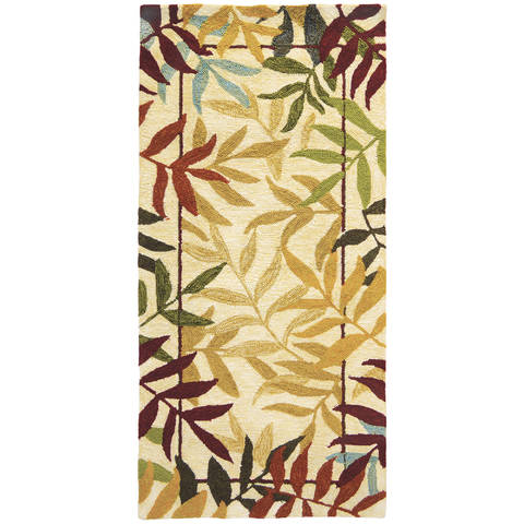 Jellybean Garden And Floral Beige 19 X 46 Area Rug PP-MB001J 815-135421 Image 0