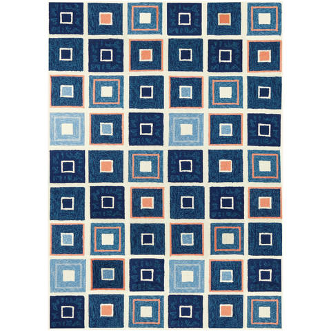 Jellybean Pattern Blue 30 X 50 Area Rug PP-PLY001C 815-135429 Image 0