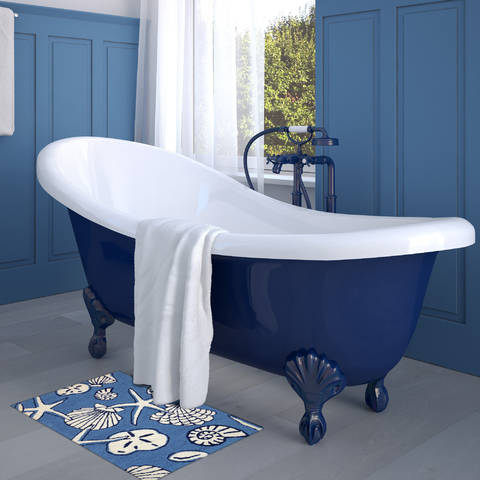 Jellybean Coastal Blue 110 X 210 Area Rug PPS-GC001B 815-135479 Image 1