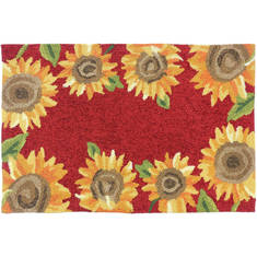 Jellybean Garden And Floral Red 1'10" X 2'10" Area Rug PPS-JB111B 815-135496