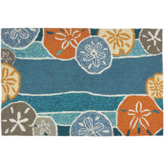 Jellybean Coastal Blue 1'10" X 2'10" Area Rug PPS-JB112B 815-135501