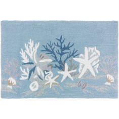 Jellybean Coastal Blue 1'9" X 4'6" Area Rug PPS-PB063B 815-135521