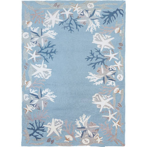 Jellybean Coastal Blue 30 X 50 Area Rug PPS-PB063C 815-135522 Image 0