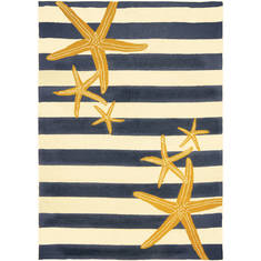 Jellybean Coastal Blue 3'0" X 5'0" Area Rug PPS-PB064C 815-135527