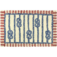 Jellybean Coastal Blue 1'9" X 4'6" Area Rug PPS-SCH001B 815-135531