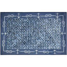 Jellybean Coastal Blue 1'9" X 4'6" Area Rug PR-ART001B 815-135554