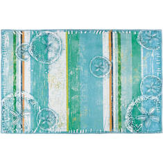 Jellybean Coastal Blue 1'10" X 2'10" Area Rug PR-PRB001B 815-135559
