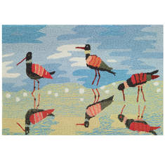 Jellybean Coastal Blue 1'10" X 2'10" Area Rug PY-AS001 815-135570