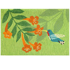 Jellybean Garden And Floral Green 1'10" X 2'10" Area Rug PY-AS002 815-135571