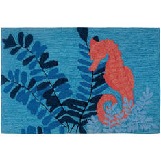 Jellybean Coastal Blue 1'10" X 2'10" Area Rug PY-GF002 815-135579