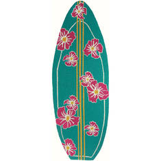 Jellybean Coastal Green Oval 1'9" X 5'0" Area Rug PY-HF009 815-135583