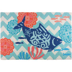 Jellybean Coastal Blue 1'10" X 2'10" Area Rug PY-JB105 815-135591