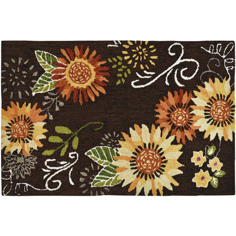 Jellybean Floral Brown 110 X 210 Area Rug PY-JB114 815-135594 Image 0