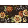 Jellybean Floral Brown 110 X 210 Area Rug PY-JB114 815-135594 Thumb 0