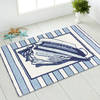 Jellybean Coastal Blue 110 X 210 Area Rug PY-JMU002 815-135601 Thumb 1