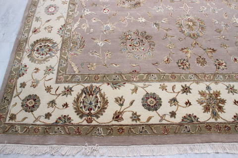 Jaipur Grey Hand Knotted 100 X 140 Area Rug 905-135645 Image 2