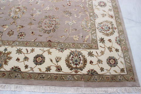 Jaipur Grey Hand Knotted 100 X 140 Area Rug 905-135645 Image 3