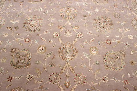 Jaipur Grey Hand Knotted 100 X 140 Area Rug 905-135645 Image 4