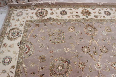 Jaipur Grey Hand Knotted 100 X 140 Area Rug 905-135645 Image 5