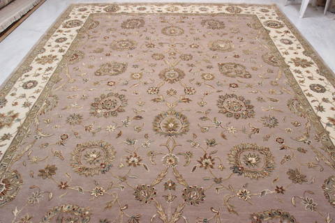 Jaipur Grey Hand Knotted 100 X 140 Area Rug 905-135645 Image 7