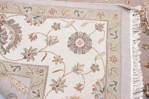 Jaipur Grey Hand Knotted 100 X 140 Area Rug 905-135645 Image 8