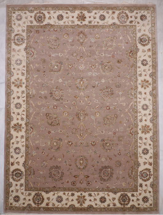 Jaipur Grey Hand Knotted 100 X 140 Area Rug 905-135645 Image 0