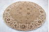 Jaipur Brown Round Hand Knotted 70 X 71  Area Rug 905-135646 Thumb 2