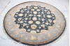 Jaipur Grey Round Hand Knotted 73 X 74  Area Rug 905-135647 Thumb 4