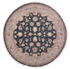 Jaipur Grey Round Hand Knotted 73 X 74  Area Rug 905-135647 Thumb 0