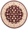 Jaipur Red Round Hand Knotted 71 X 72 Area Rug 905-135649 Thumb 0