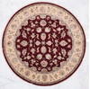 Jaipur Red Round Hand Knotted 70 X 70  Area Rug 905-135651 Thumb 1