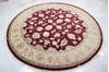 Jaipur Red Round Hand Knotted 70 X 70 Area Rug 905-135651 Thumb 2