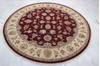 Jaipur Red Round Hand Knotted 70 X 70  Area Rug 905-135651 Thumb 3
