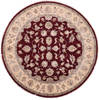 Jaipur Red Round Hand Knotted 70 X 70  Area Rug 905-135651 Thumb 0