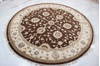 Jaipur Brown Round Hand Knotted 70 X 72  Area Rug 905-135652 Thumb 2