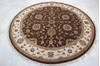 Jaipur Brown Round Hand Knotted 70 X 72  Area Rug 905-135652 Thumb 3