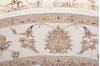 Jaipur White Round Hand Knotted 70 X 70 Area Rug 905-135653 Thumb 4