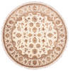 Jaipur White Round Hand Knotted 70 X 70 Area Rug 905-135653 Thumb 0