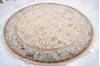 Jaipur Beige Round Hand Knotted 70 X 70  Area Rug 905-135655 Thumb 1