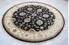 Jaipur Black Round Hand Knotted 72 X 74  Area Rug 905-135659 Thumb 2