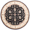 Jaipur Black Round Hand Knotted 72 X 74  Area Rug 905-135659 Thumb 0
