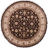 Jaipur Brown Round Hand Knotted 71 X 74 Area Rug 905-135660 Thumb 0